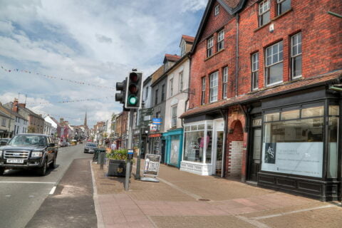 Street view of Alan Curtis Solicitors in Monmouth